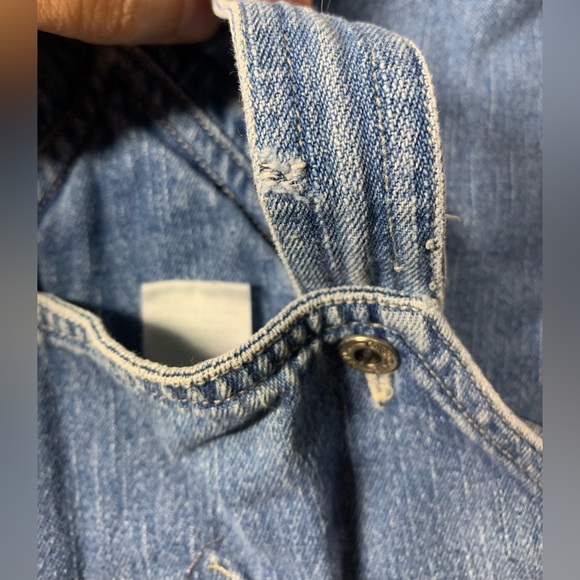 Cherokee Baby Play-wear Jean Overalls Cow Moo Moo Size 6-9 Months - Picture 5 of 6